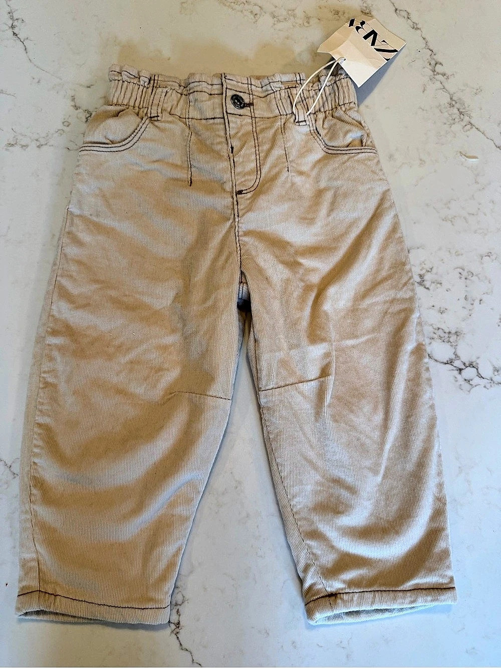 Zara kids Corduroy Lined Pants Size 2 NWT